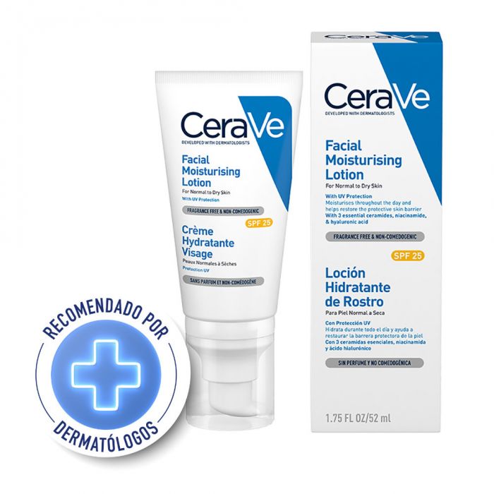 Loción Hidratante de Rostro Cerave AM - SPF30