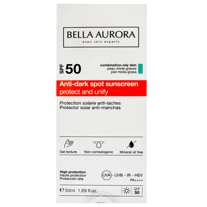Bella Aurora Protector Solar Anti Manchas Piel Mixta-Grasa Spf50