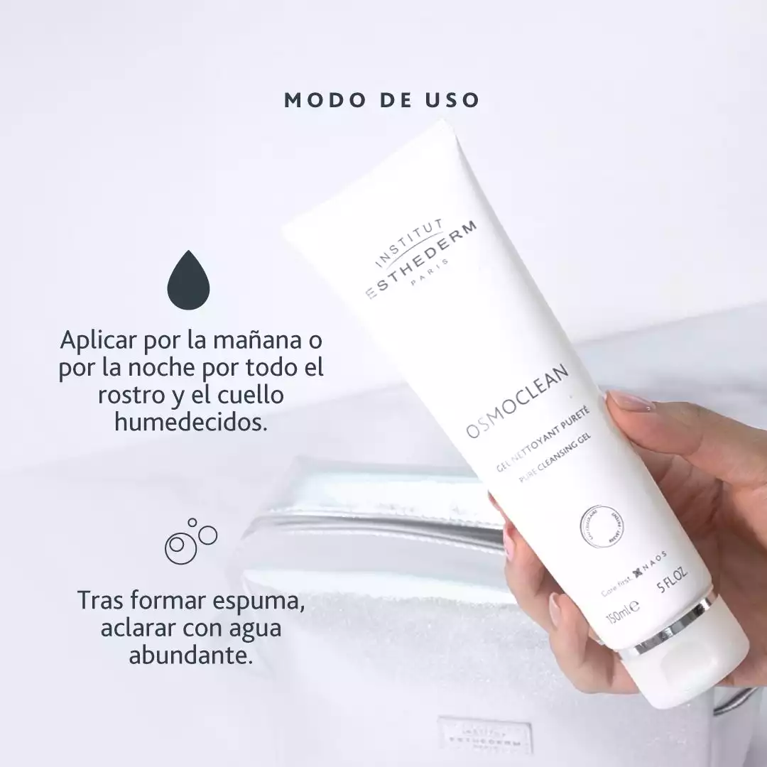 ESTHEDERM OSMOCLEAN GEL NETTOYANTt GEL PURIFICANTE 150Ml - Imagen 3